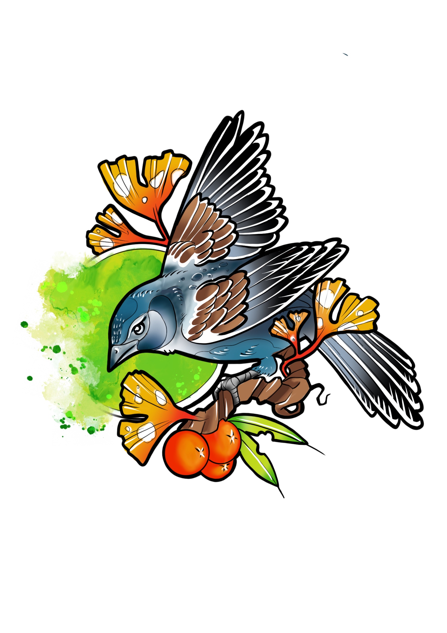 Oiseau-flash_tattoo_neotrad2